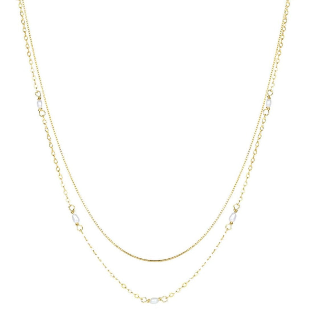 Sterling Silver & 14k Gold Over Silver Chain Extender Set