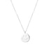 Smiley Face Pendant Necklace Silver