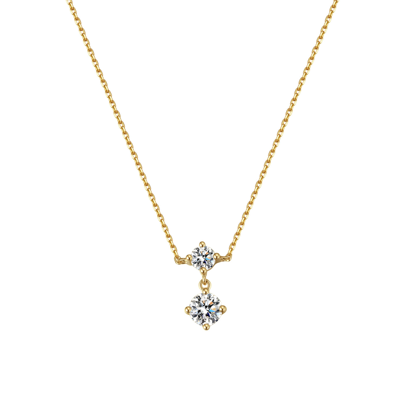 Admiration Diamond Pendant Necklace 14K Gold