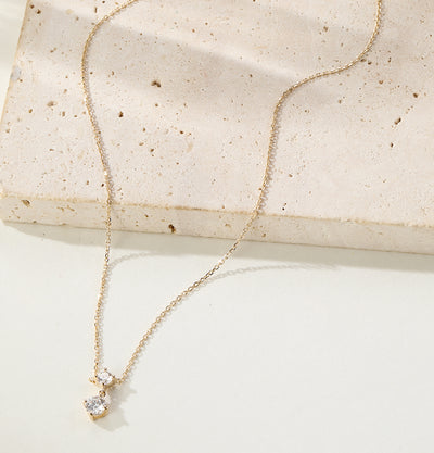 Admiration Diamond Pendant Necklace 14K Gold