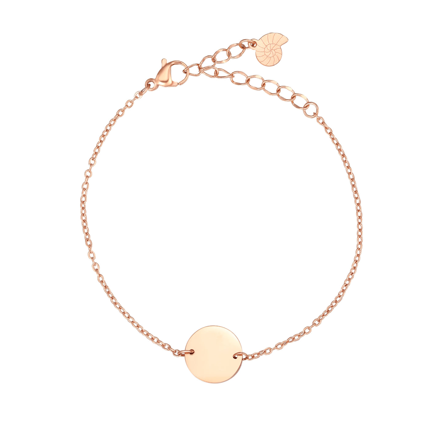 Bracelet Cercle Simple Or Rose