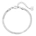 Snake Chain Bracelet Silver