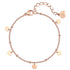 Circles Bobble Chain Bracelet Rose Gold