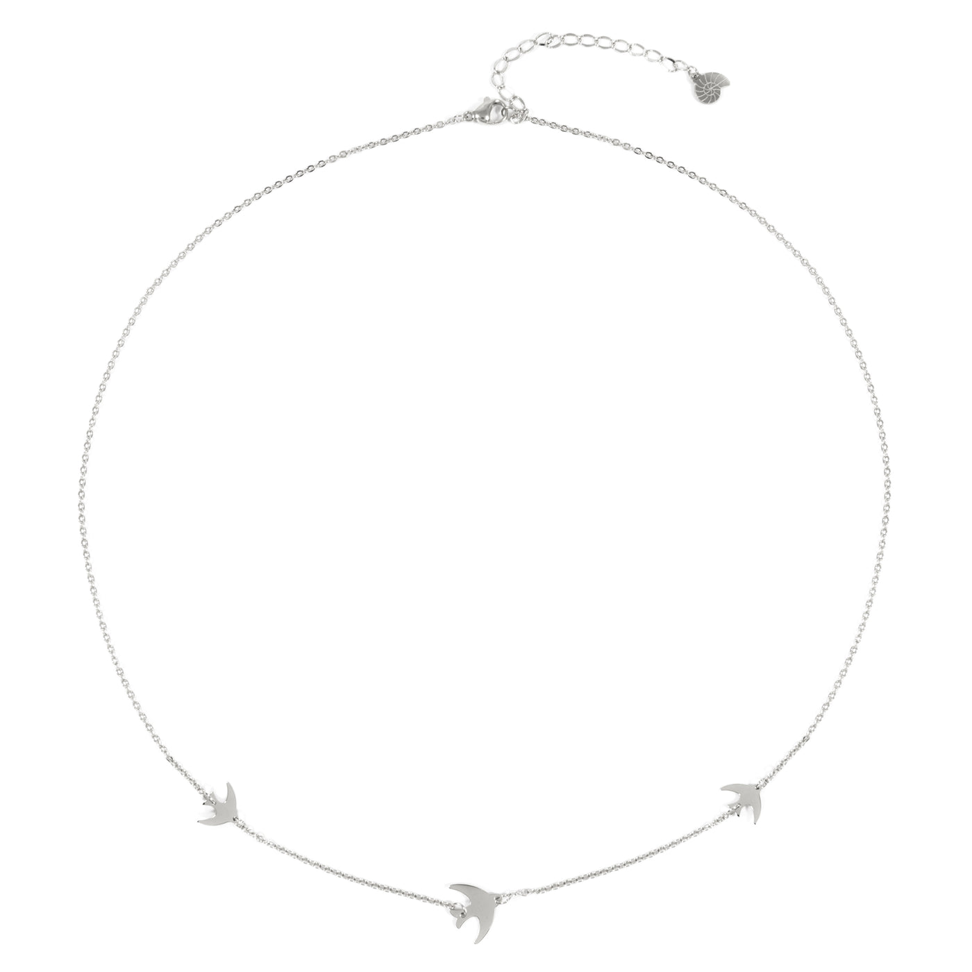 Collier Oiseaux Volants en Argent