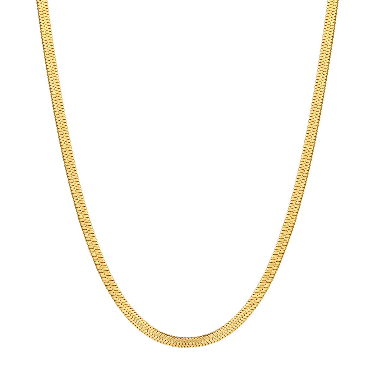 Schlichte Choker Kette in Gold