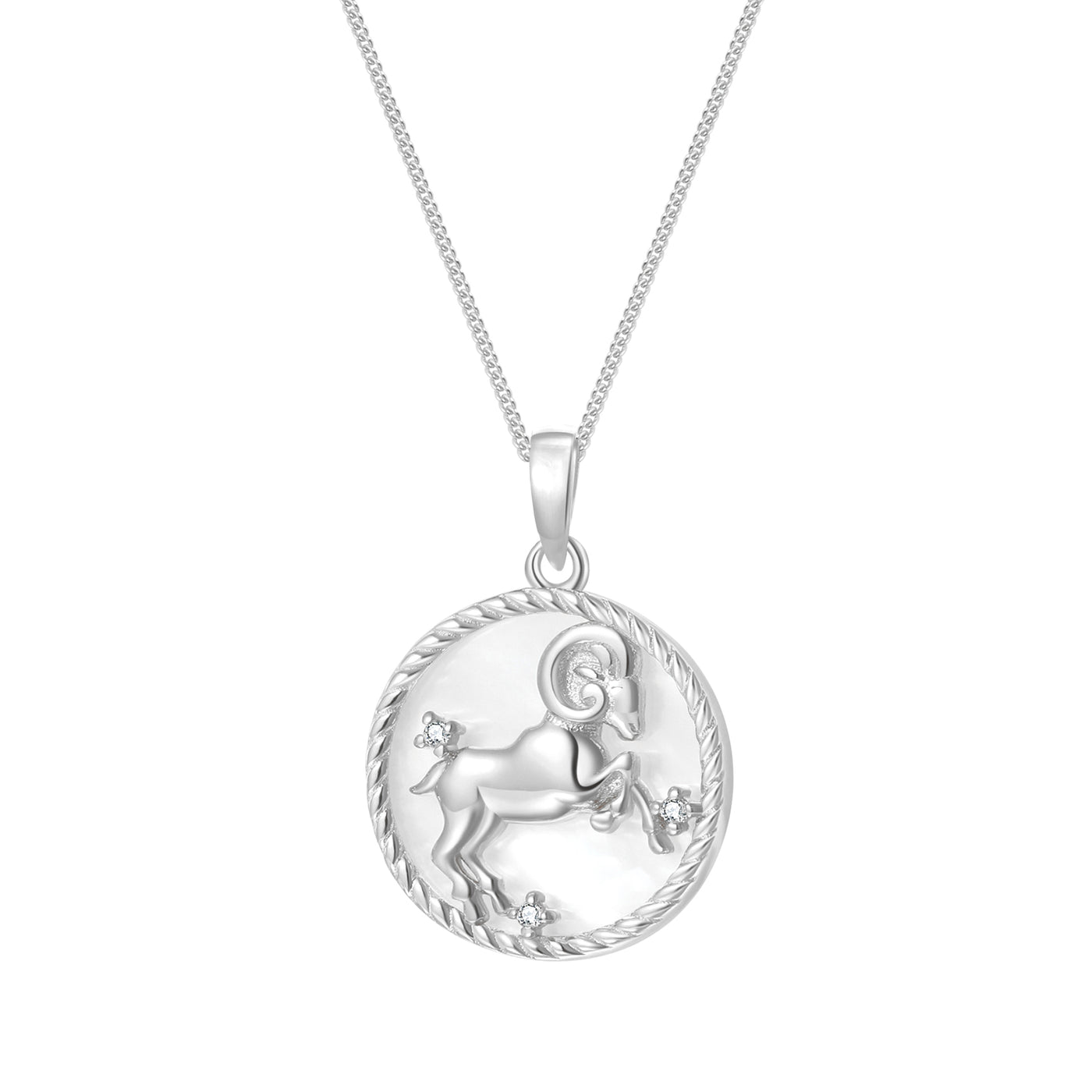 Aries Zodiac Pendant Necklace