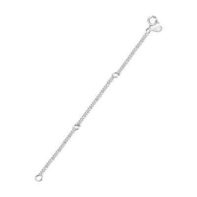 Extension de Collier Sterling Argent en Or