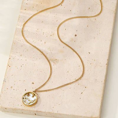 Capricorn Star Constellation Necklace