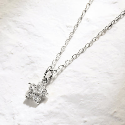 Collier Pendentif Bloom 9K Or