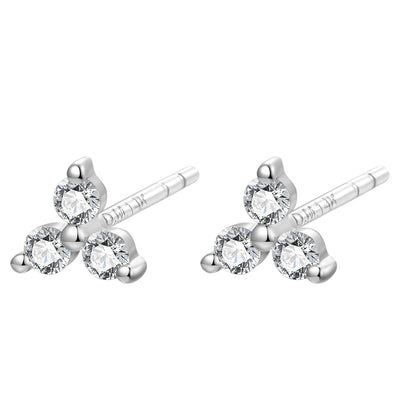 Boucles d'oreilles Trinity Stud 14k Or