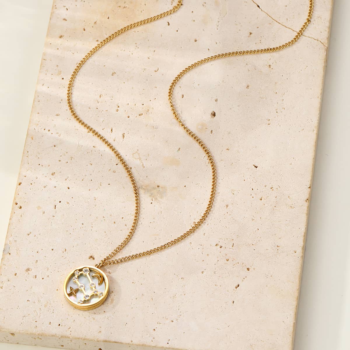 Collier Constellation Étoile Gémeaux