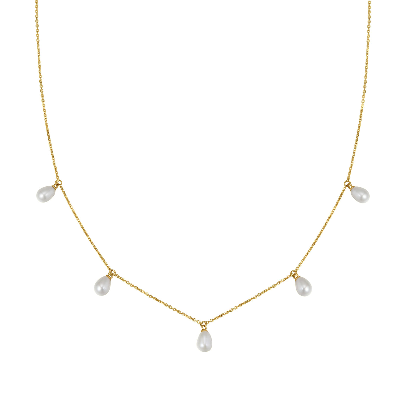 Irreplaceable Pearl Necklace 14K Gold