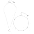 Ensemble Collier Etoile et Lune en Argent