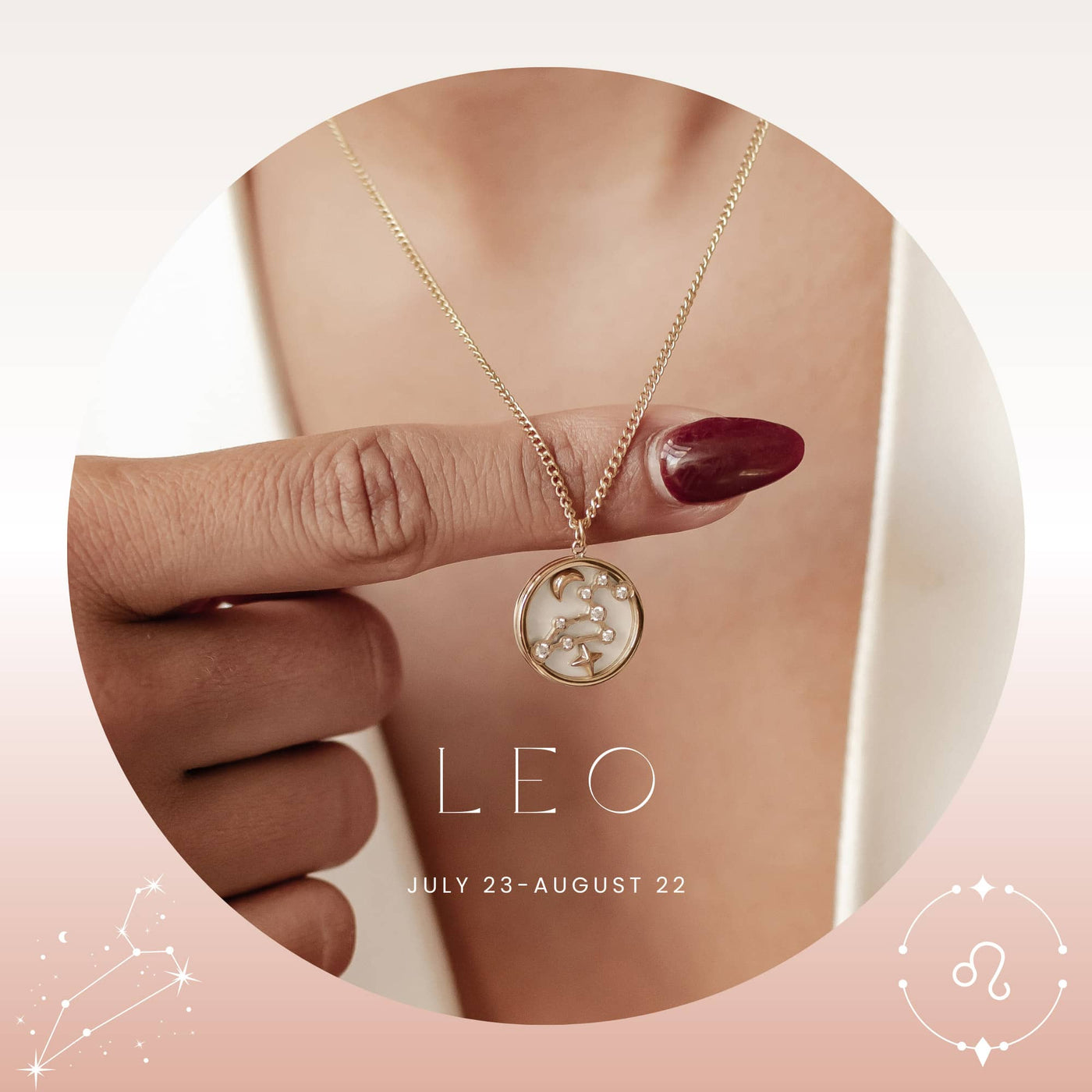 Leo Star Constellation Necklace