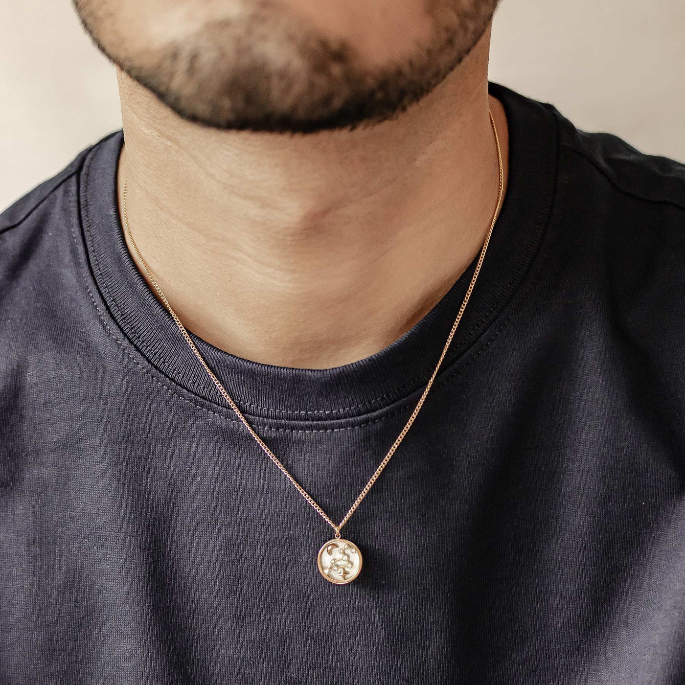 Collier Constellation Étoile Lion