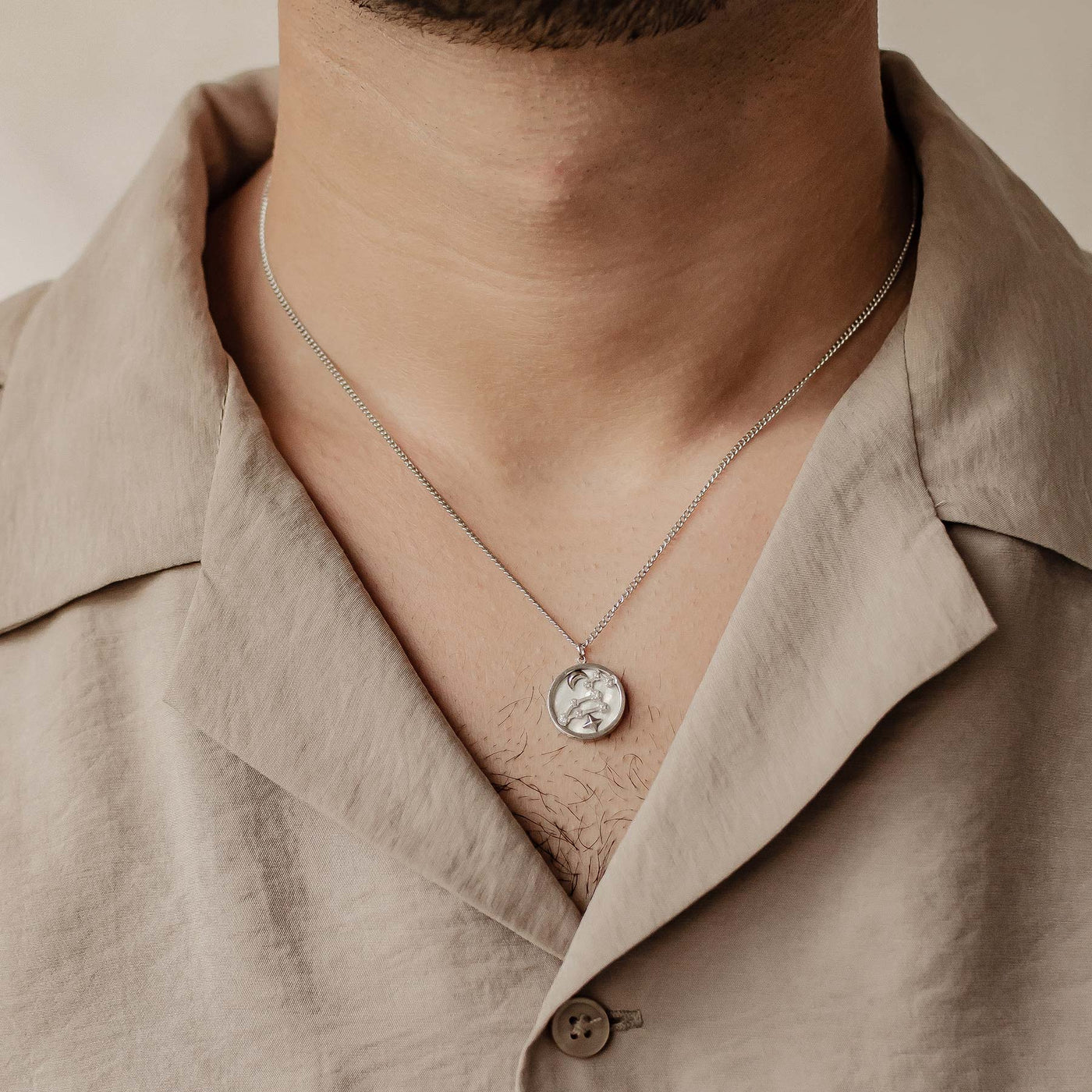 Collier Constellation Étoile Lion