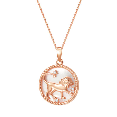 Leo Zodiac Pendant Necklace