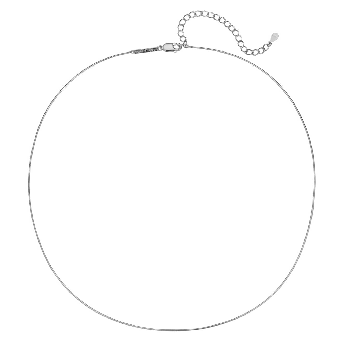 Collier Chaîne Serpent Ronde Sterling Argent