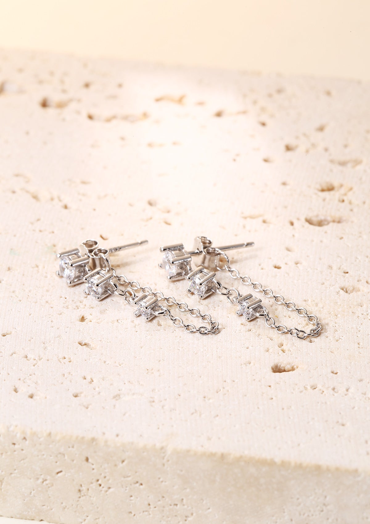 Boucles d'oreilles Poussière d'étoiles Sterling Argent