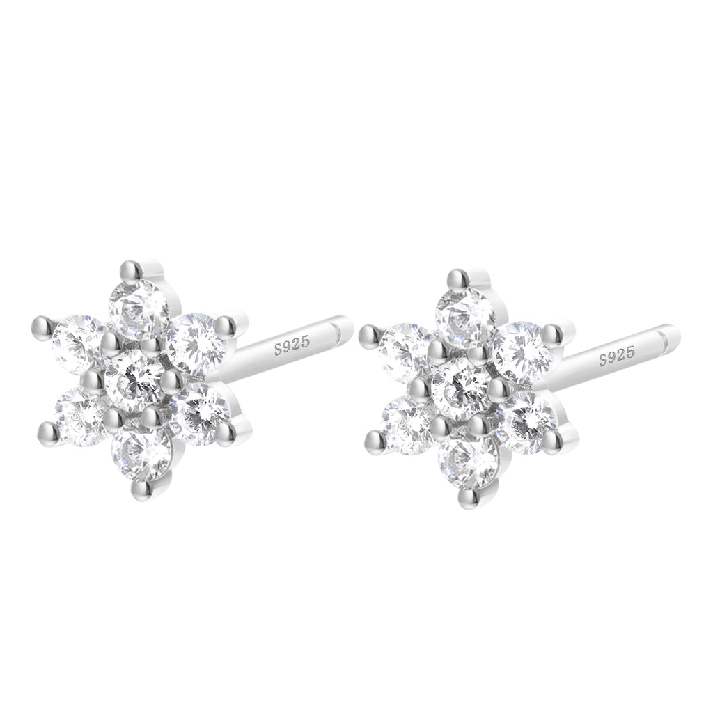 Sunburst Stud Earrings Sterling Silver – Hey Happiness