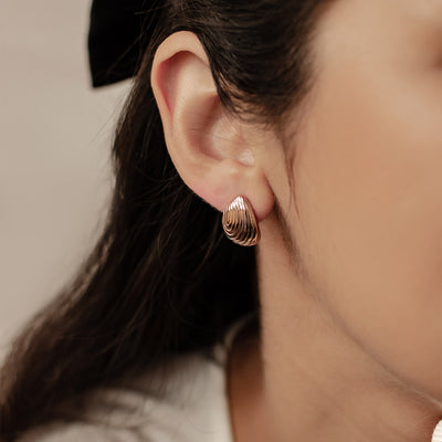 Teardrop Oversized Stud Earrings Waterproof