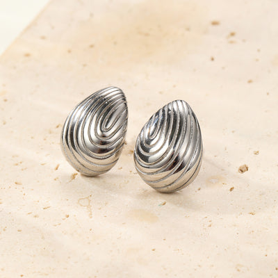 Teardrop Oversized Stud Earrings Waterproof