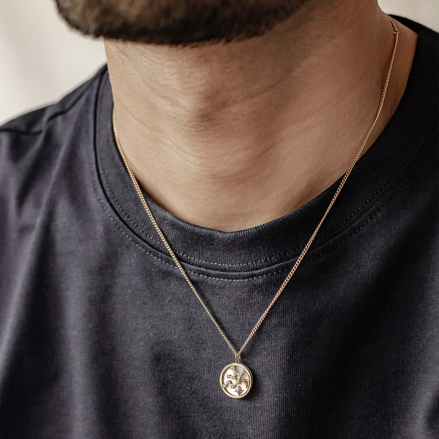 Collier Constellation Étoile Vierge