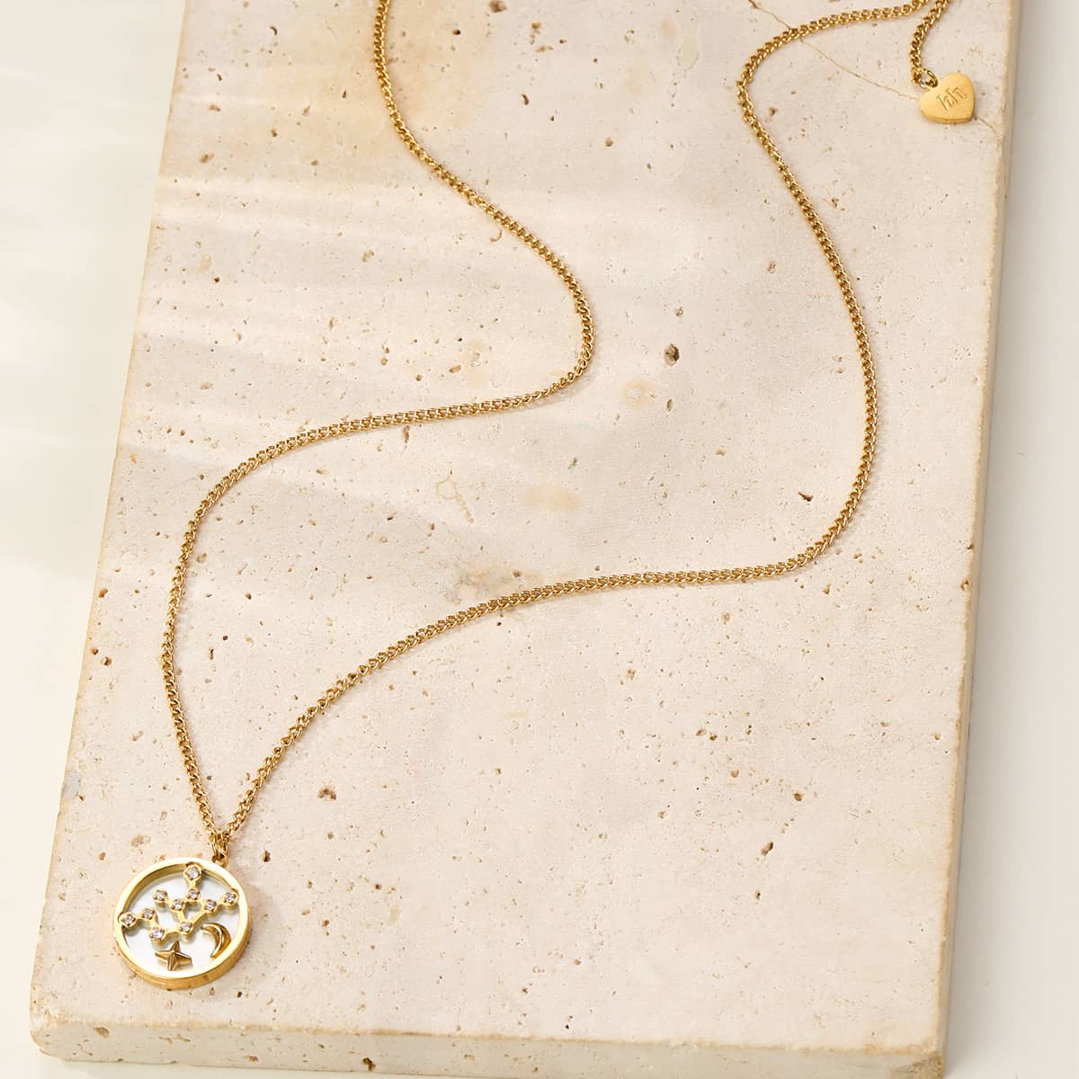 Virgo Star Constellation Necklace