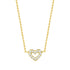 Amore Heart Pendant Necklace 14K Gold