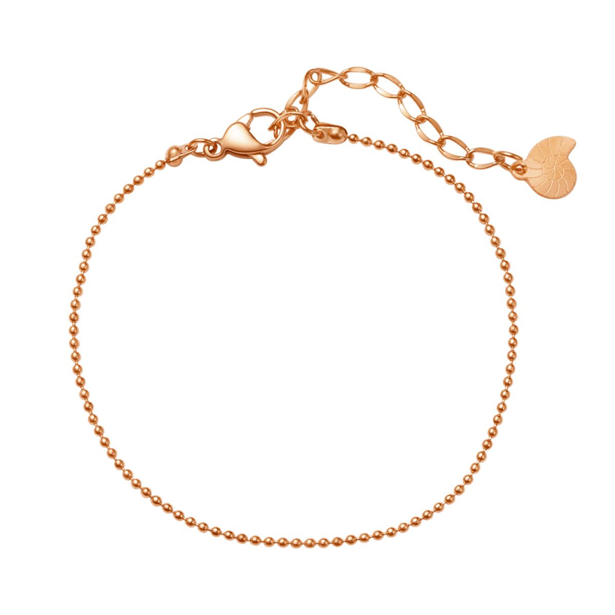 Armband in Kugelkette-Design in Rosegold