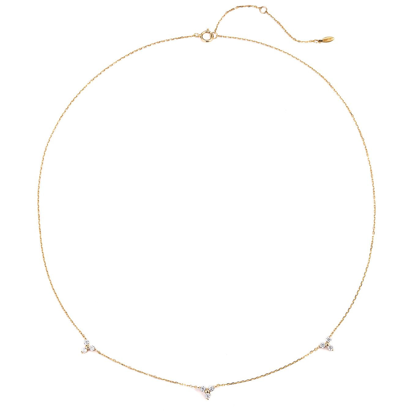 Trinität Kette aus 14K Gold