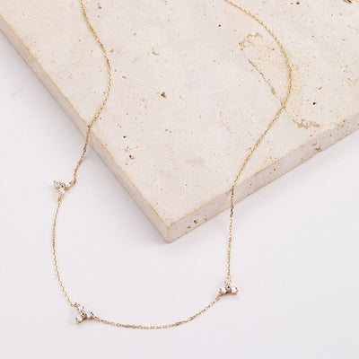 Trinity Necklace 14K Gold