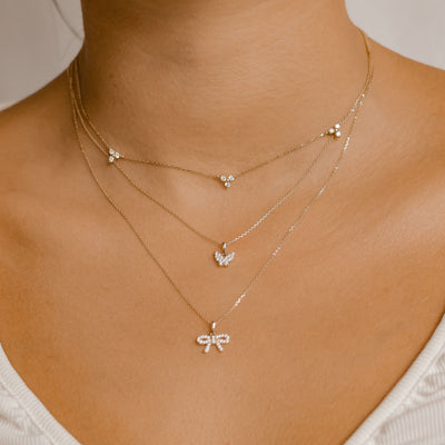 Trinity Necklace 14K Gold