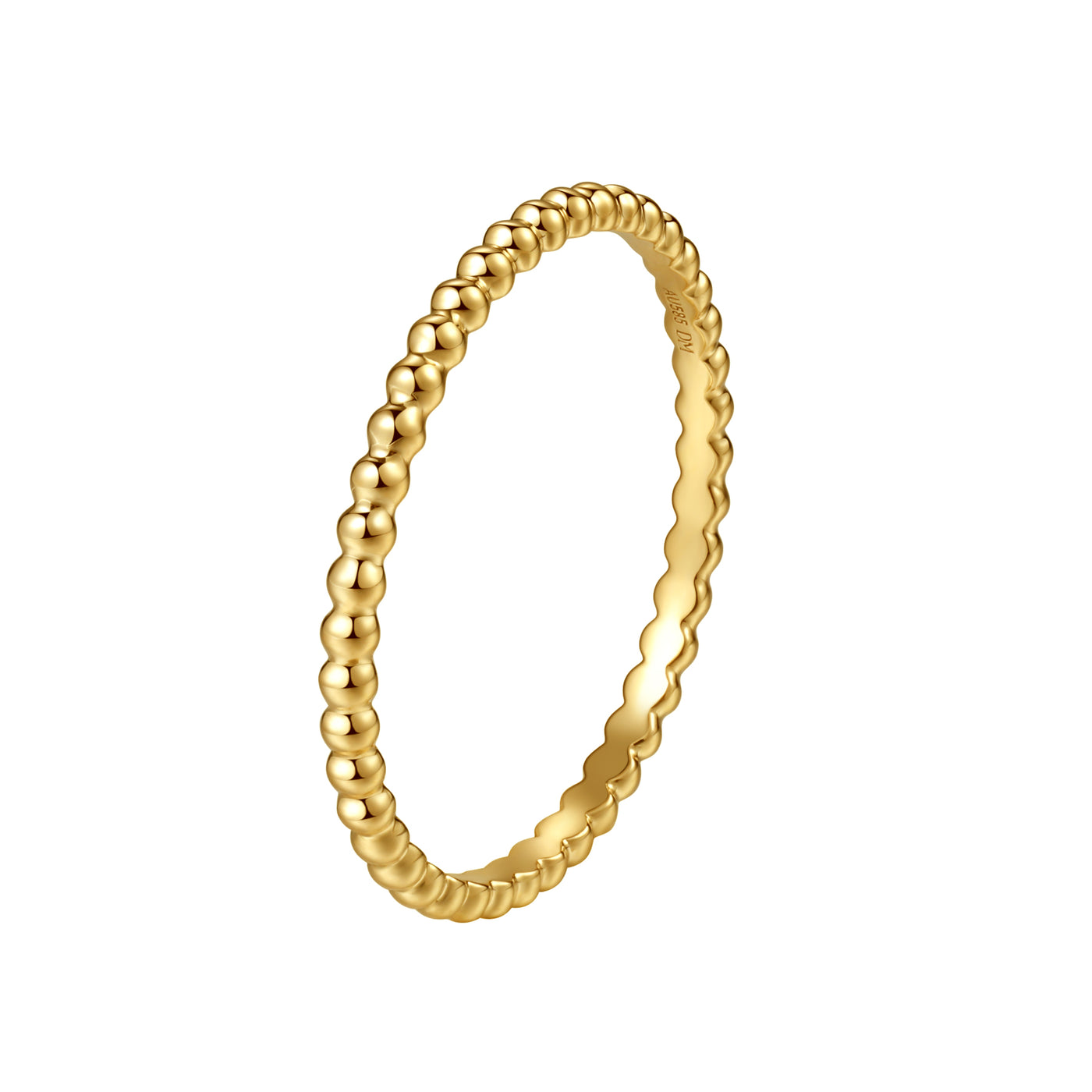 Bond Beaded Ring 14K Gold