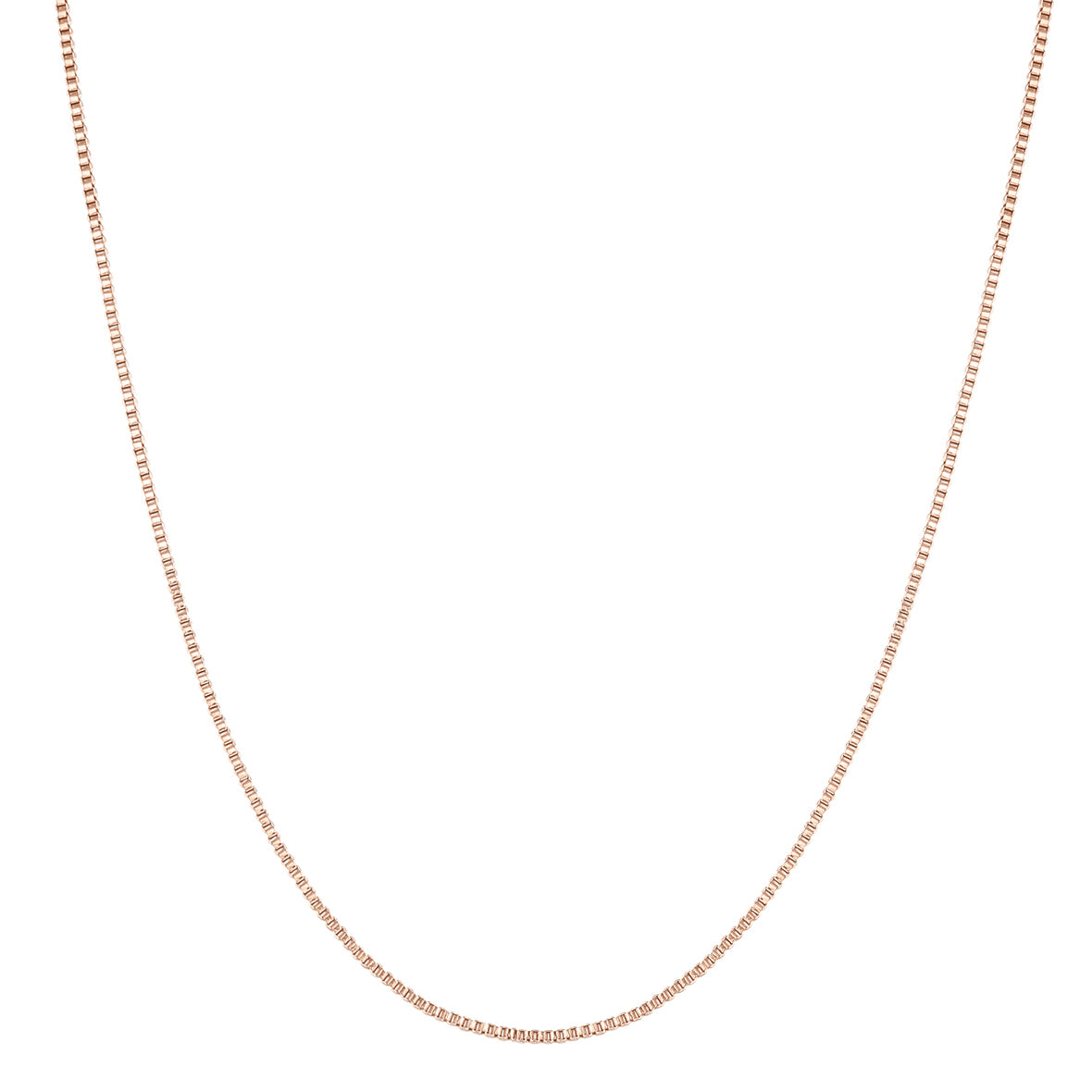 Box Chain Link Necklace Rose Gold – Hey Happiness