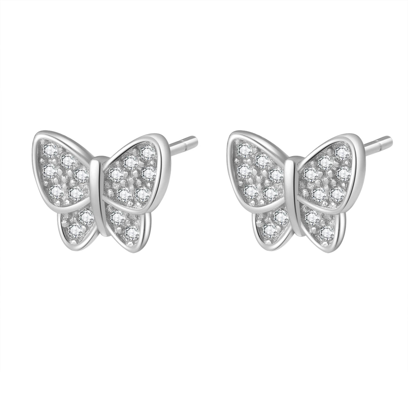 Butterfly Stud Earring Sterling Silver