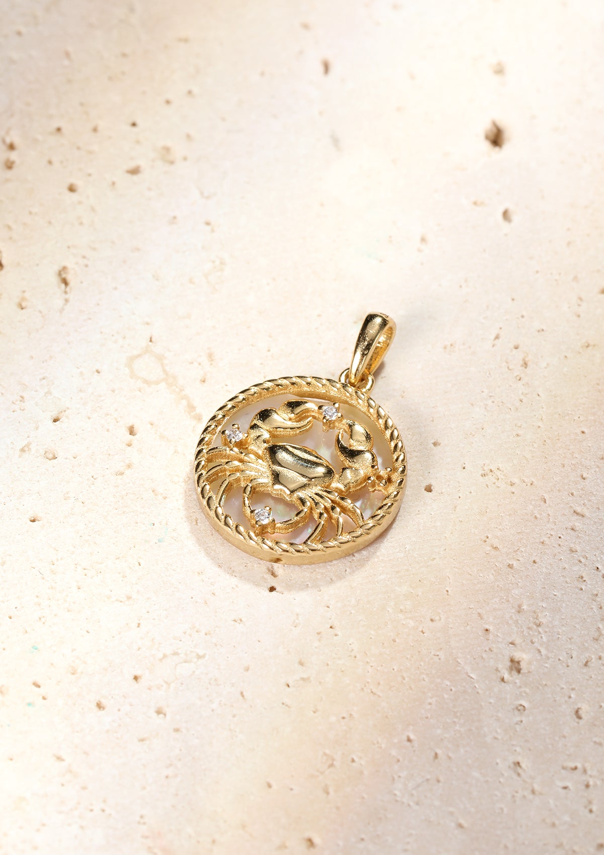 Cancer Zodiac Pendant Necklace