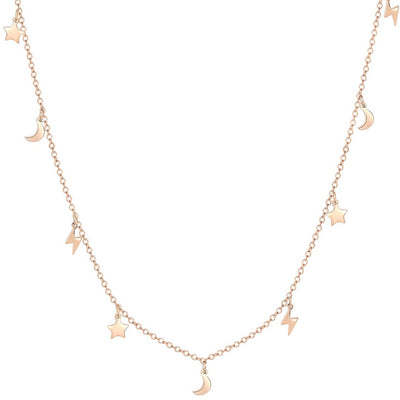 Celestial Inspiration Necklace Set in Rose Gold