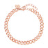 Chunky Curb Chain Bracelet Rose Gold