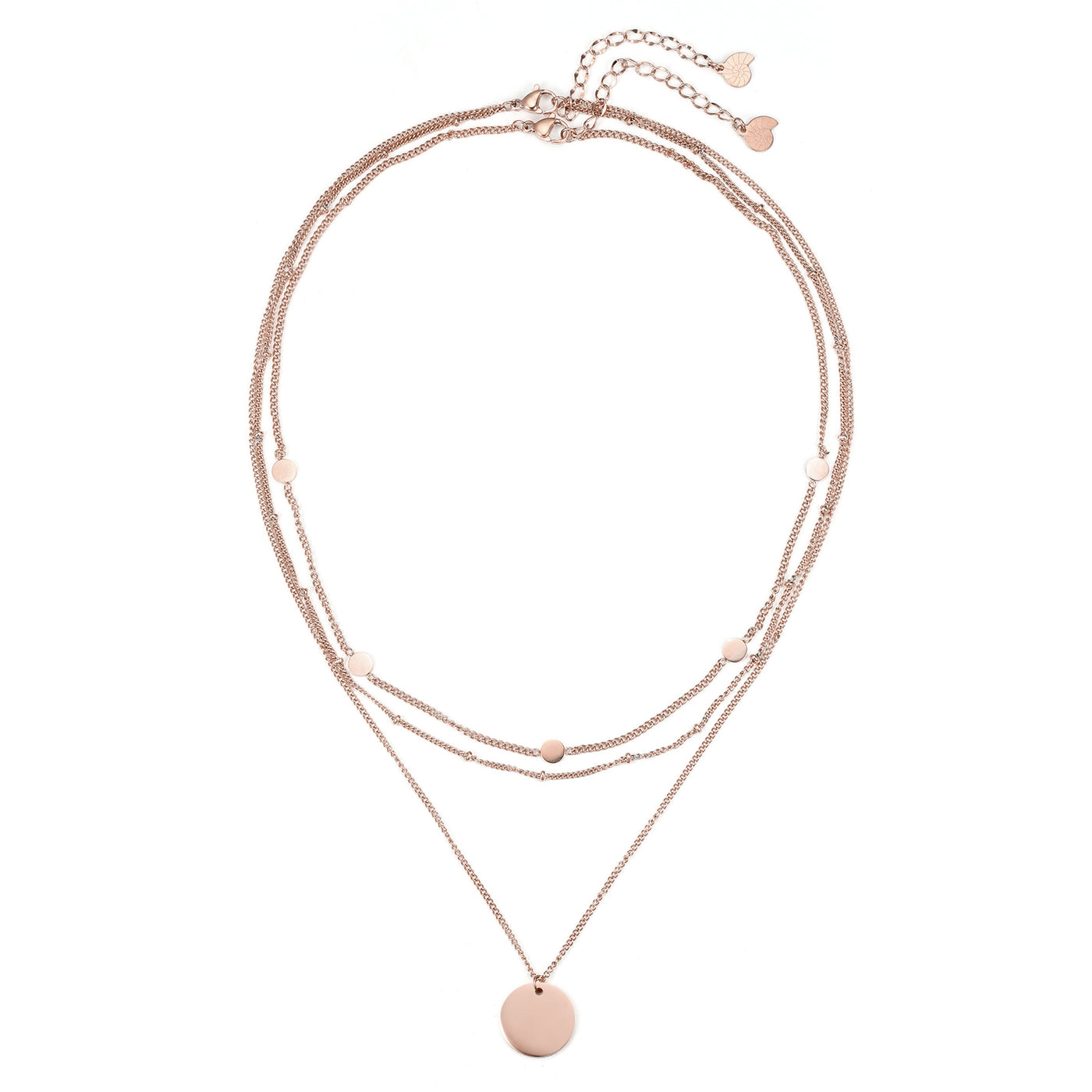 Circle Necklace Layering Set