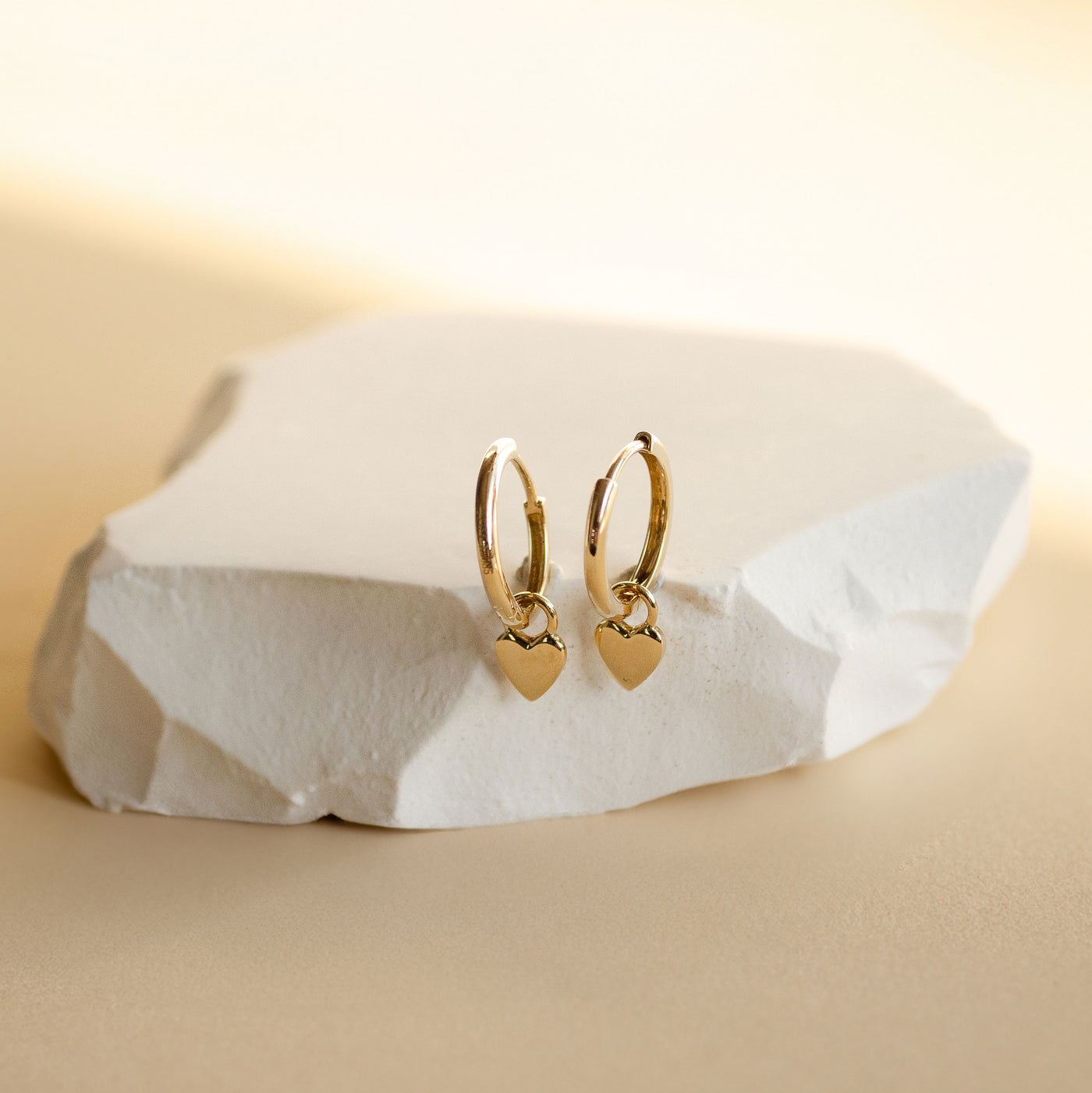 Compassion Hoop Earrings 14K Gold