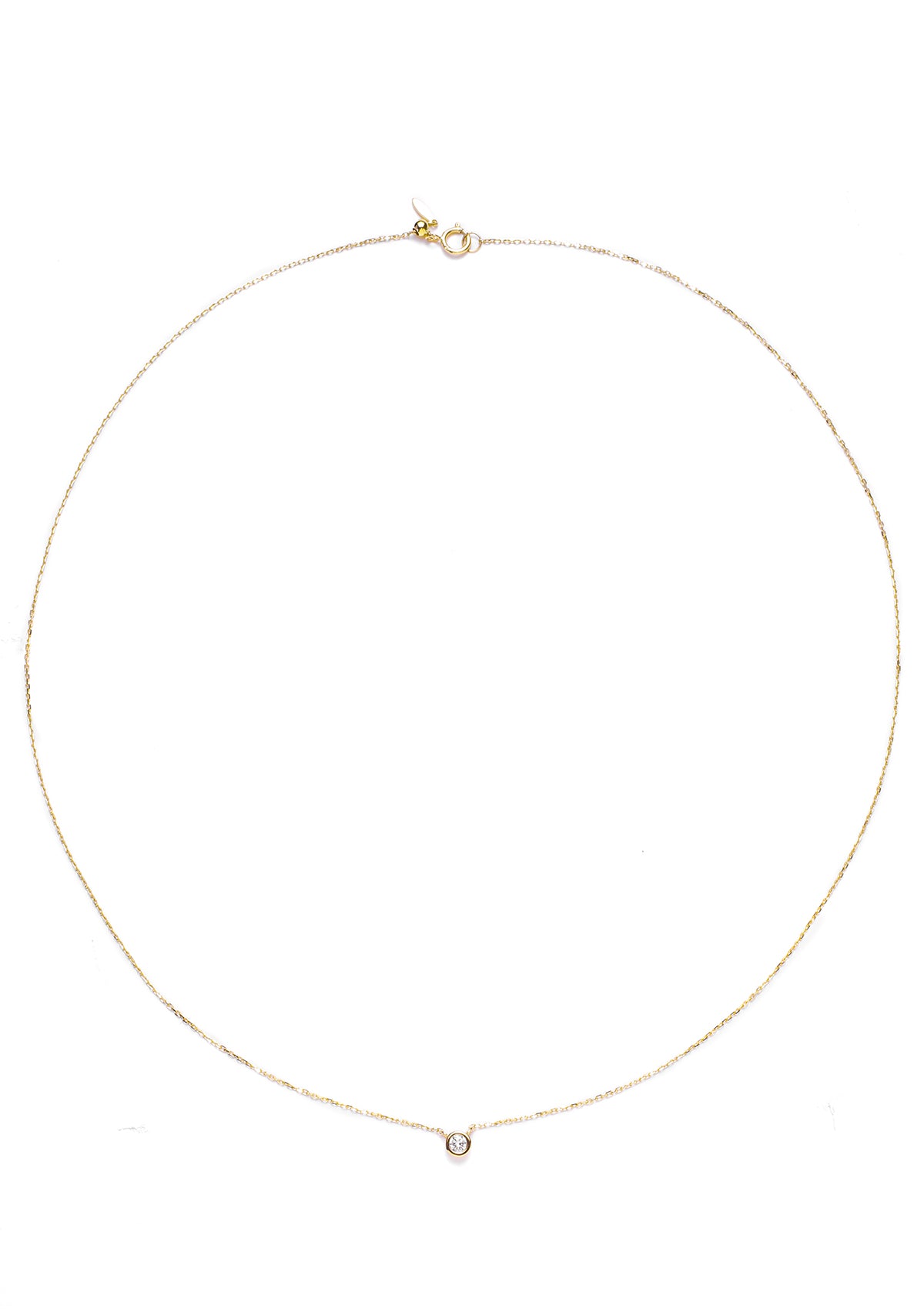 Completion Diamond Necklace 14K Gold