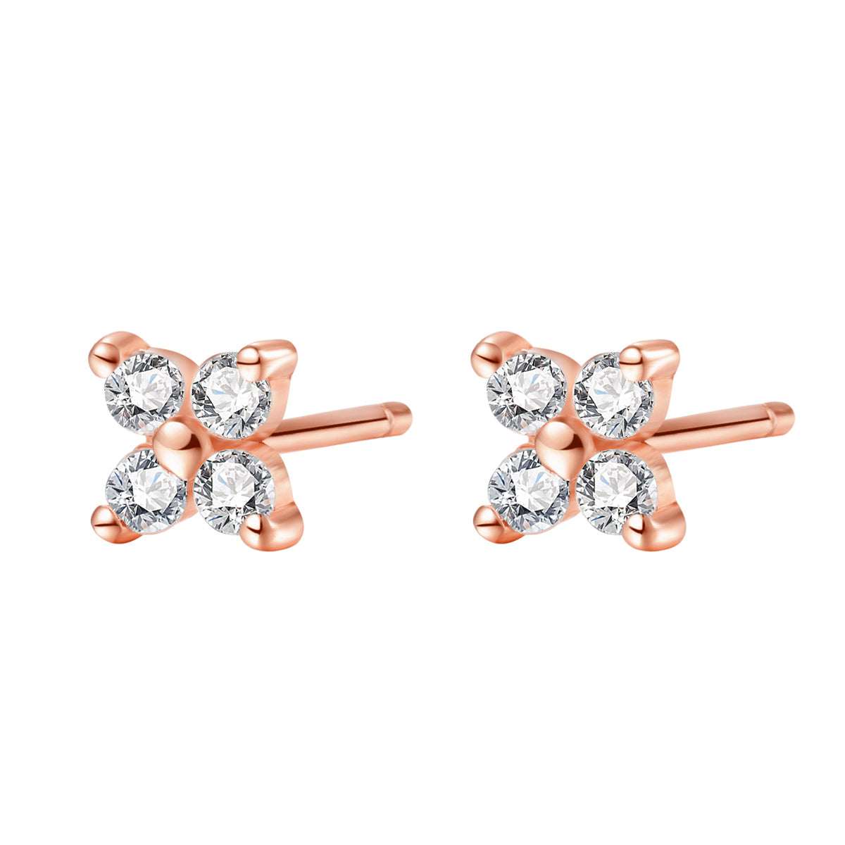 Clous d'Oreilles Marguerite Sterling Argent en Or