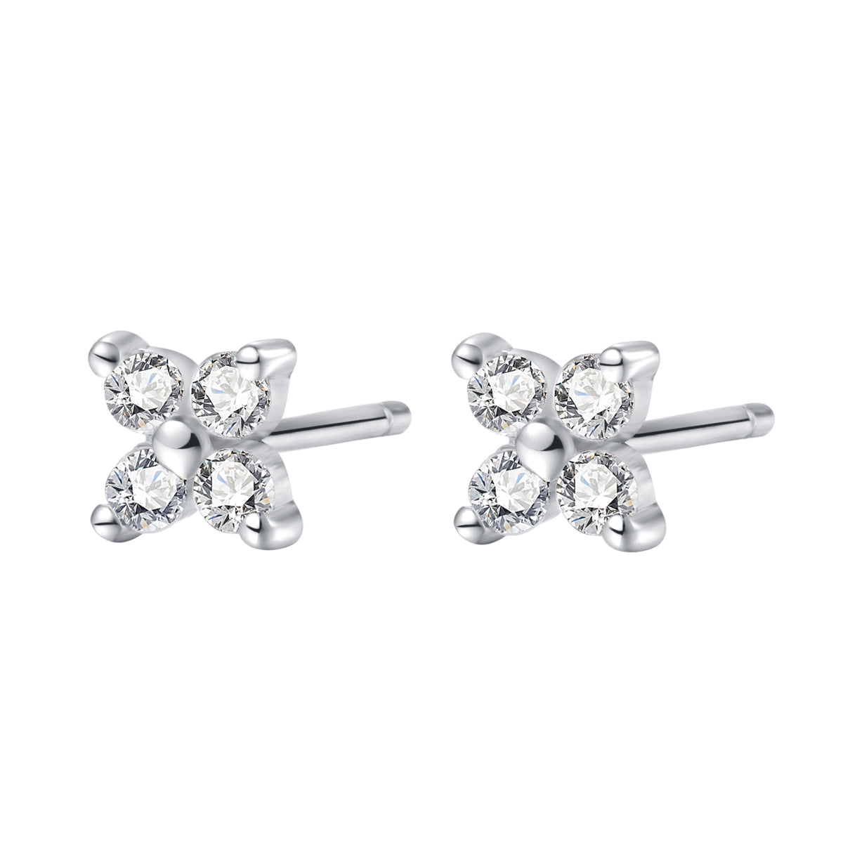 Daisy Stud Earrings Sterling Silver