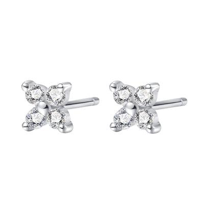 Daisy Stud Earrings Sterling Silver