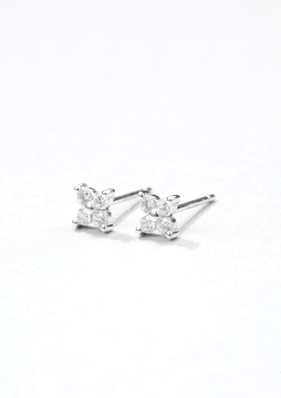 Daisy Stud Earrings Sterling Silver