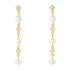 Pendientes Dangle Perla en Plata de Ley 925