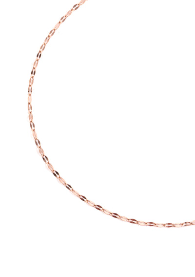 Feine Choker Kette in Rosegold