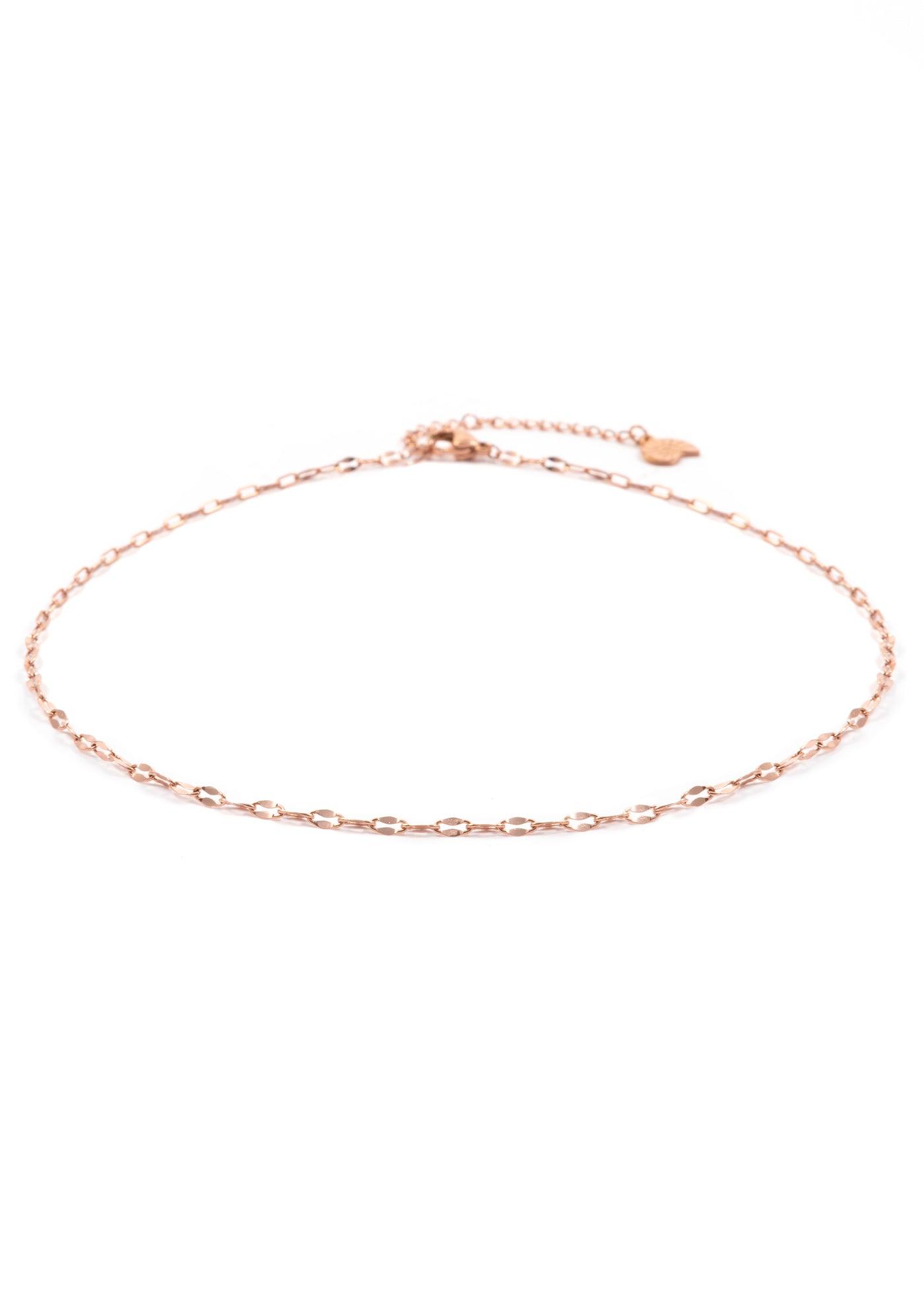 Feine Choker Kette in Rosegold