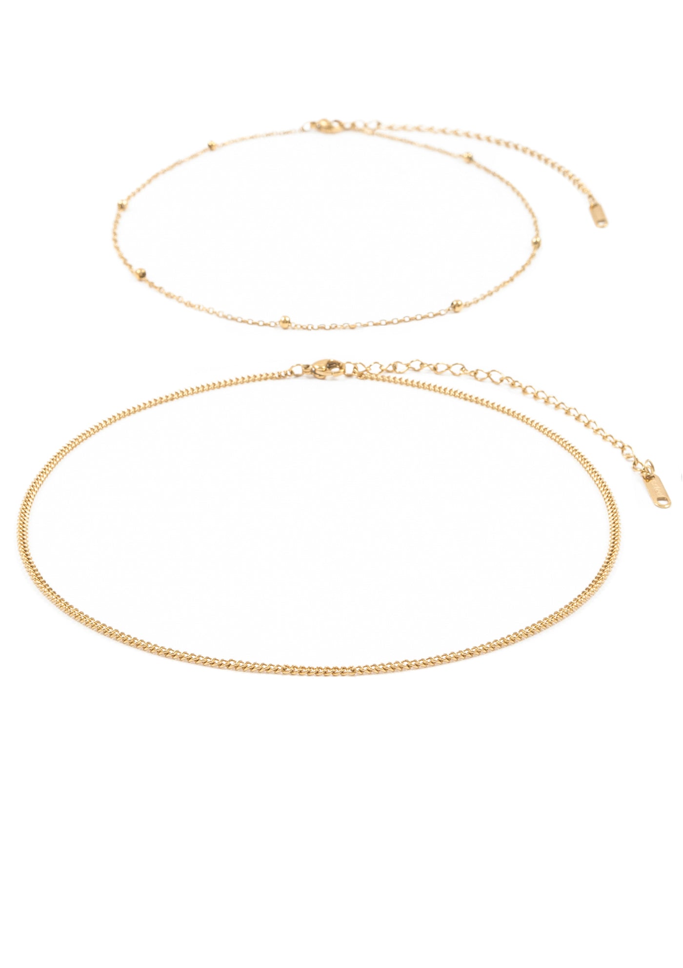 Choker Set im Zarten Design in Goldfarbe